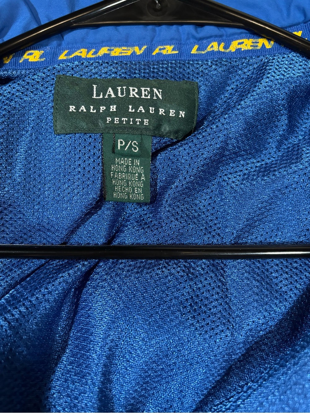 Vintage Lauren Ralph Lauren TRL Blue & Yellow Tracksuit Set-PS - Picture 8 of 9